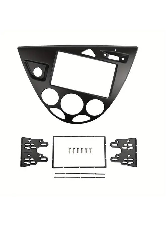 لوحة راديو LHD Silvery Double Din لفورد فوكوس فييستا، طقم إطار لوحة القيادة - Image 5